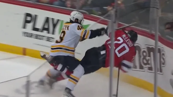Matt Grzelcyk Boarding Penalty Against Michael McL...