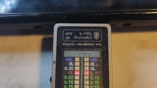 Switch OLED, not charging fix mechanic t-824 tail end tester, USB c breakout board.bad charging port