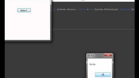 Visual Basic For Loop