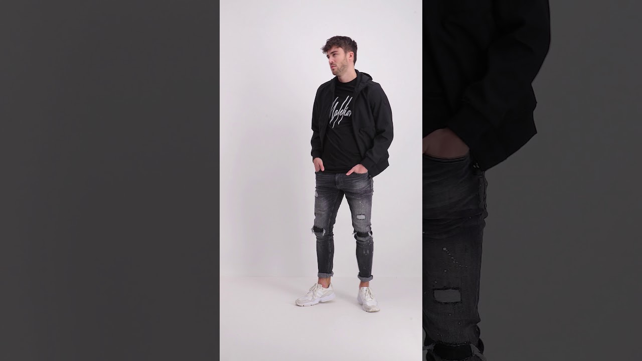 AIRFORCE SOFTSHELL JACKET | MALELIONS SIGNATURE T-SHIRT | PUREWHITE JEANS THE JONE