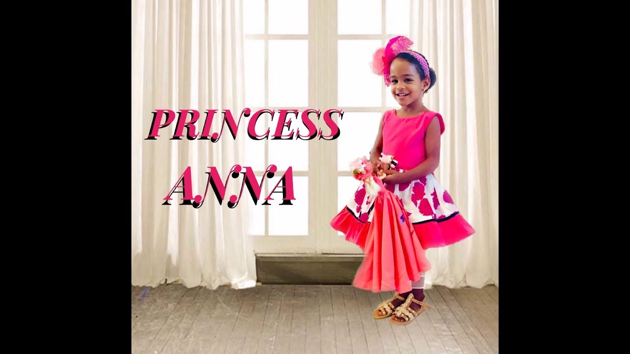 Princess ANNA.Flower girl and baby dress