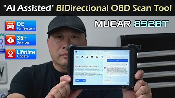 AI Assisted Bi-Directional OBD Scan Tool | MUCAR 892BT