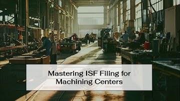 Mastering ISF Filing for Machining Centers