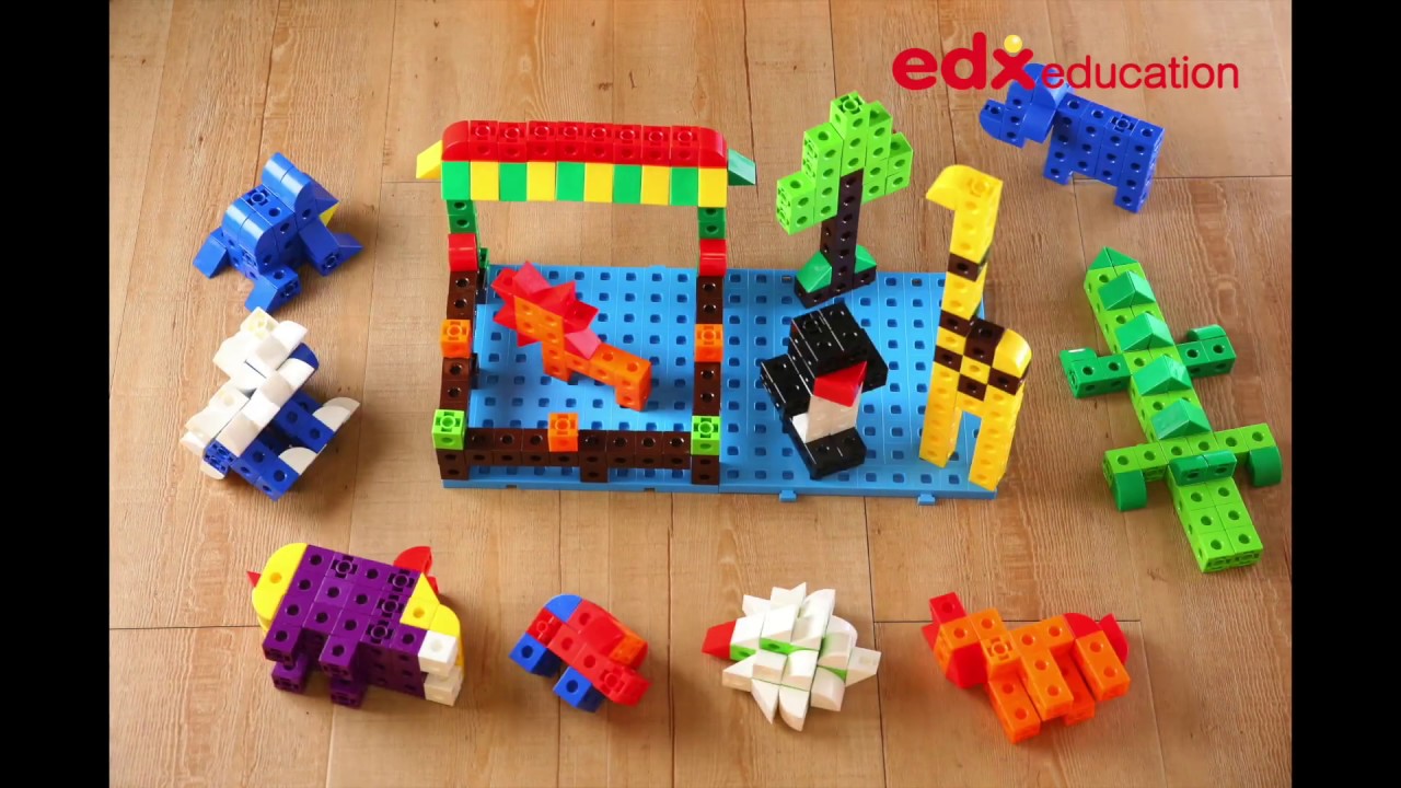 Linking Cube Set Edx Education, Early Years, Fine Motor Skills