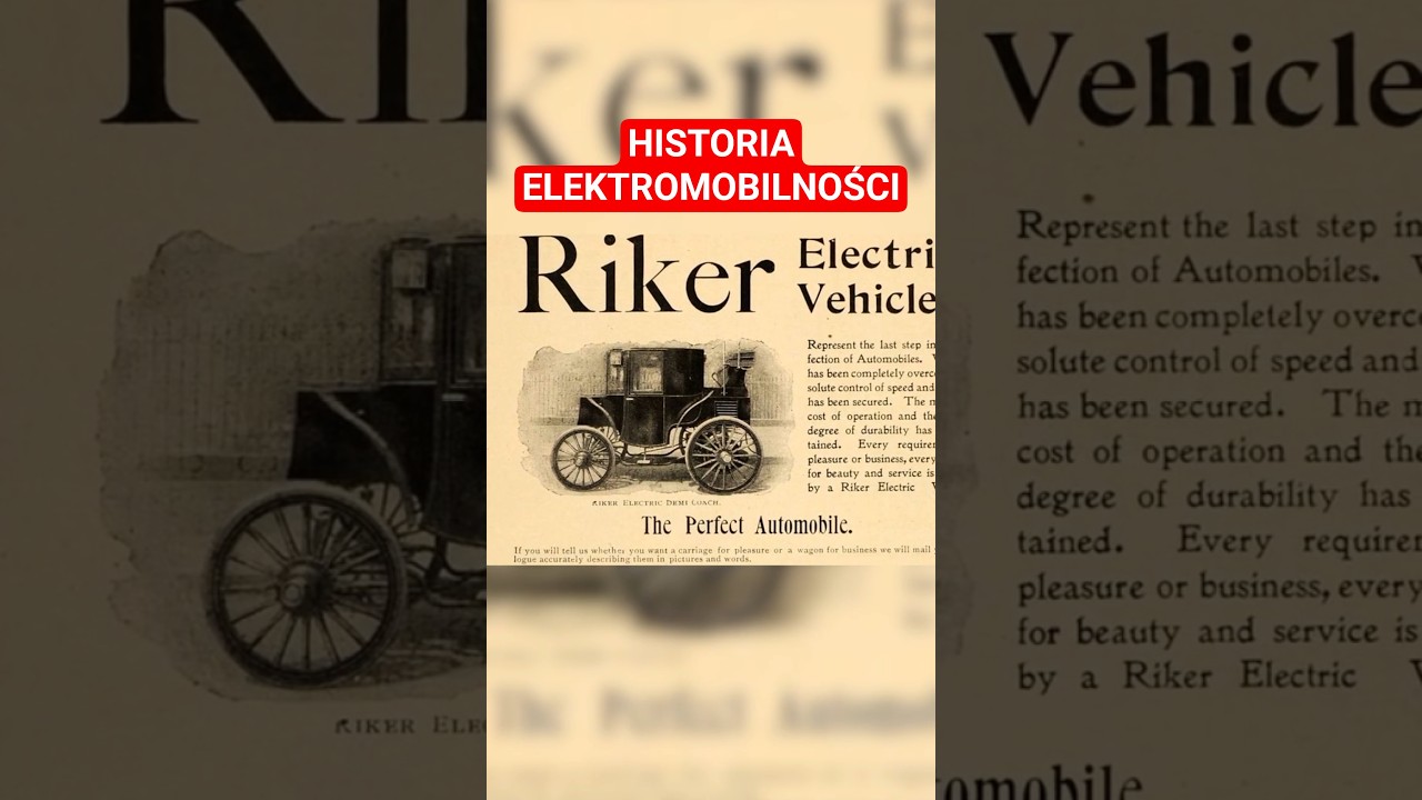 40% aut w USA było elektrycznych - historia elektromobilności #samochodyelektryczne #historia #ev