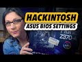 Hackintosh  bios settings on asus motherboards