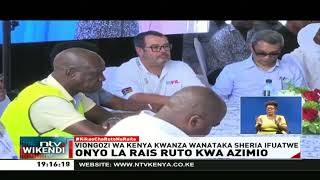 Rais Ruto Akerwa Na Wanaotaka Kuhujumu Serikali