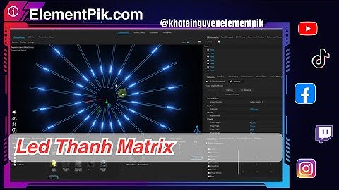Tạo LED thanh Matrix lan tỏa trong Depence [ElementPik.com]