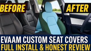 Custom Tesla Seat Covers? EVAAM Full Install & Honest Review (Model 3)