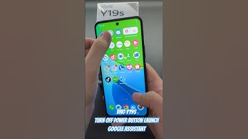 VIVO Y19s Turn off Power Button Launch Google Assistant