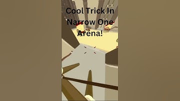 Cool Trick In Narrow One Arena!
