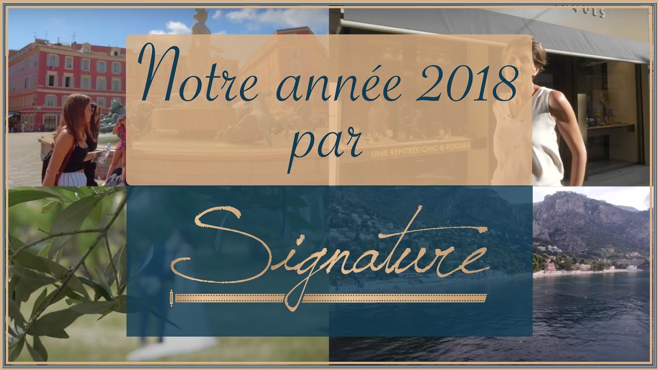 SIGNATURE PRODUCTION - Notre année 2018