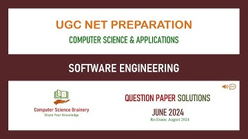 June 2024 (re-exam) - Unit 6 - Software Engineering - UGC NET Computer Science Solutions