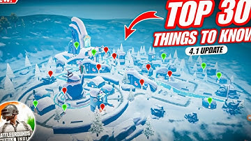 Everything About BGMI 4.1 Update😍Top 30 Things/Tips You MUST Know | FROSTY FUNLAND EVENT GUIDE