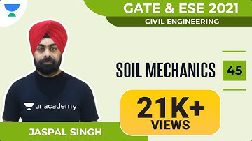 Soil Mechanics - 45 | Civil | GATE 2021 | ESE 2021 | Jaspal Singh