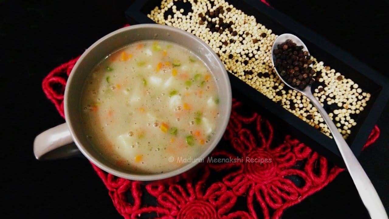 Jowar Veg Soup / சோளப் பால் வெஜிடபிள் சூப் YouTube