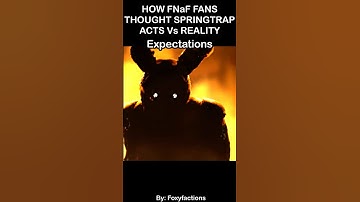FNaF X DBD Springtrap - Expectations Vs Reality | FNaF 2 Movie MEME