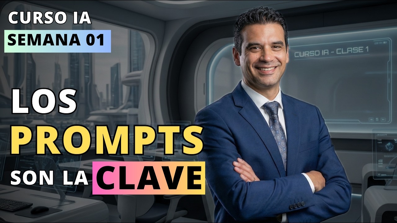 Semana 1: APRENDE a ESCRIBIR PROMPTS,  COMUNICATE con la IA como SOLO EL 1% SABE HACERLO.