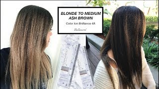 REVIEW ON BLONDE HAIR Color Ion Brilliance 4A hairdying review