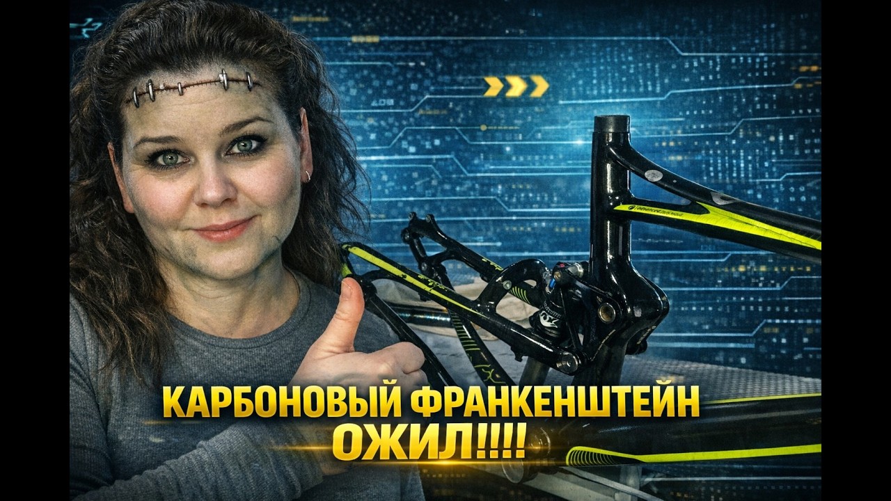 Ремонт карбонового  Франкенштейна.   Удастся ли спасти этот карбон?!?!?