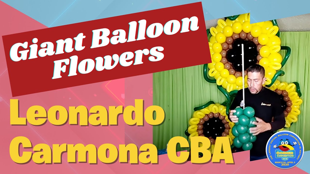 Giant Balloon Flowers - Q Corner Convention 2020