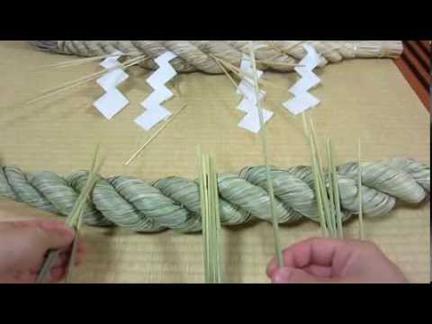 年越し恒例 自宅で神棚のしめ縄を自分で交換する方法 Japanese New Year Youtube