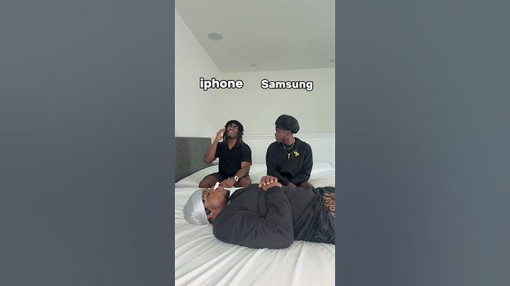 Iphone VS samsung 😂