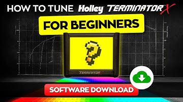 How to tune Holley Terminator X for Beginners \\ How to Download the Software