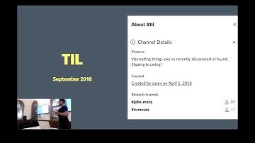 #TIL September 2018 - Jesse Collis