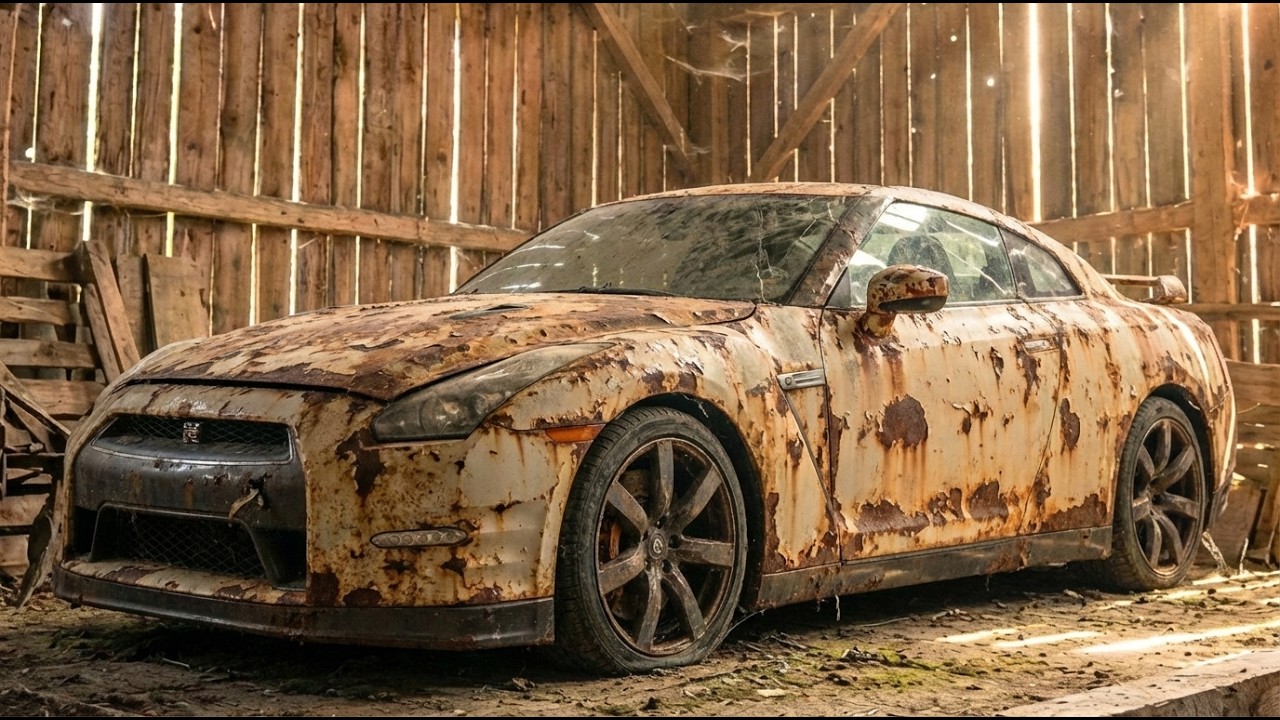 ASMR Car Restoration  EXTREME Dirty Nissan GT R R35 Transformation