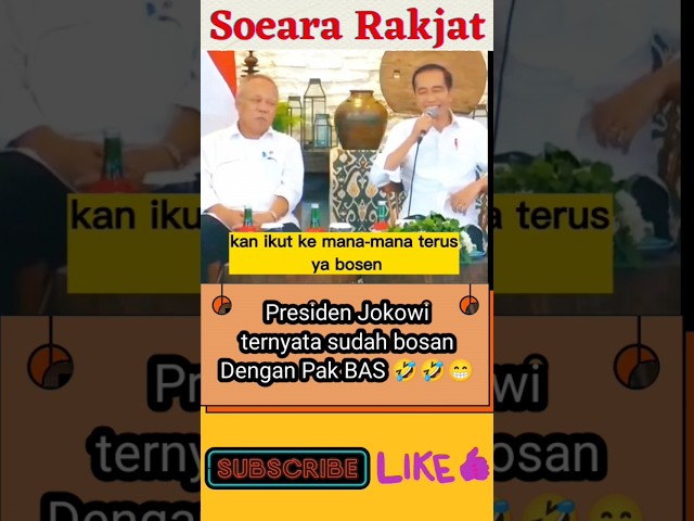 Presiden Jokowi Ternyata Sudah BOSAN dengan Pak BAS #indonesia #shorts #jokowi #presiden #basuki class=