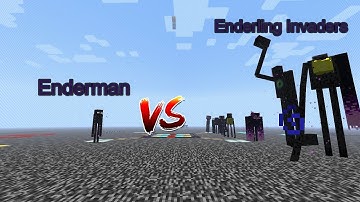Enderman vs Enderling Invaders  Minecraft  Mob Battle