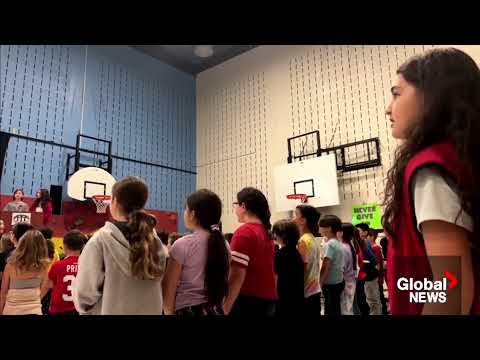 Remembrance Day at Margaret Manson Elementary School