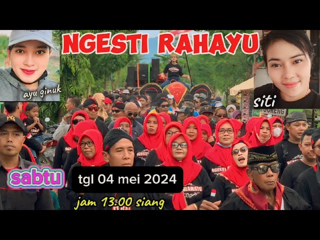 MERIAH ❗ KIRAB GAJAH GAJAHAN NGESTI RAHAYU BAJANG BUTUNG TERBARU 2024 🎤 AYU GINUK FT SITI class=