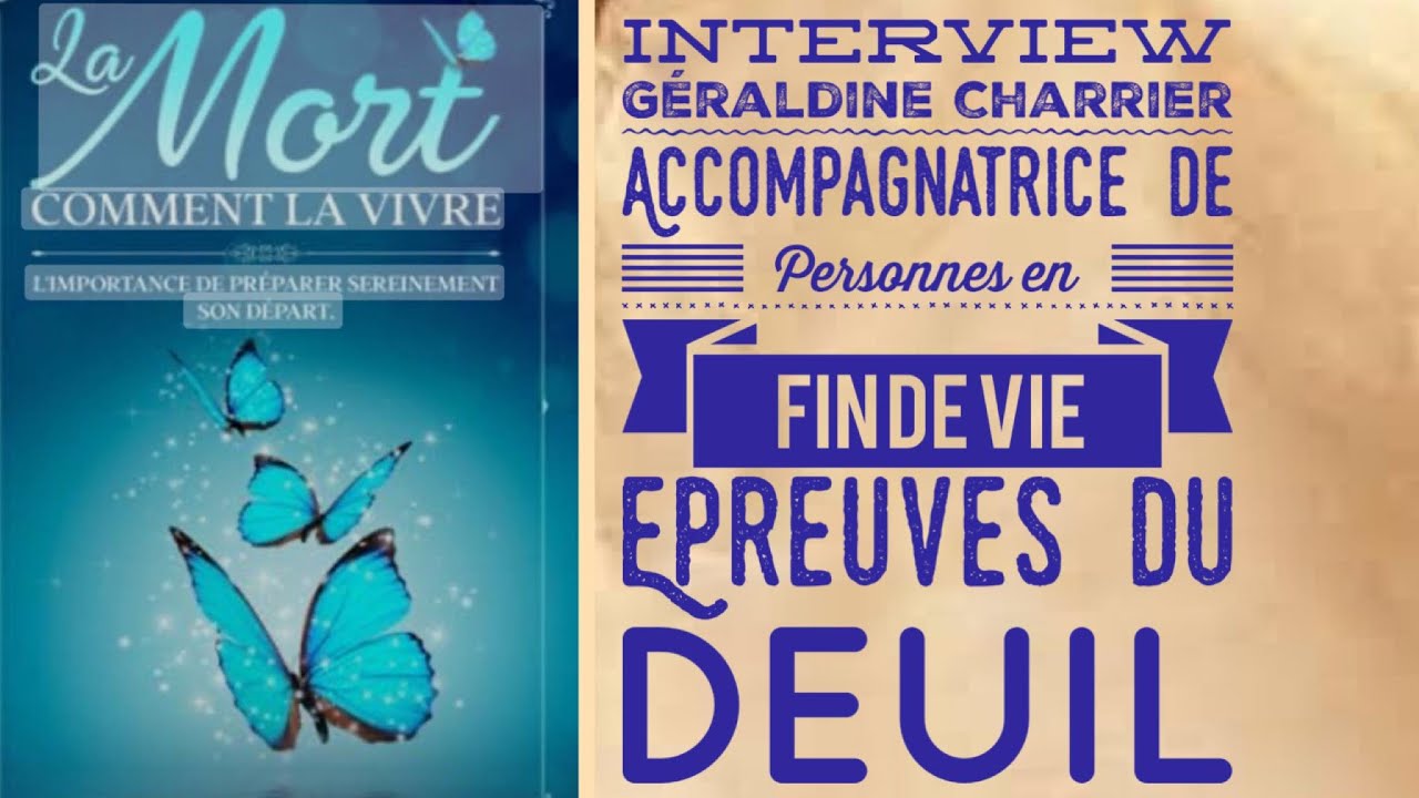 La Mort , Comment La Vivre ? - Géraldine Charrier - Infirmière ( Soins ...