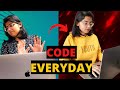 How to stay consistent in coding  learn to code faster  anshika gupta