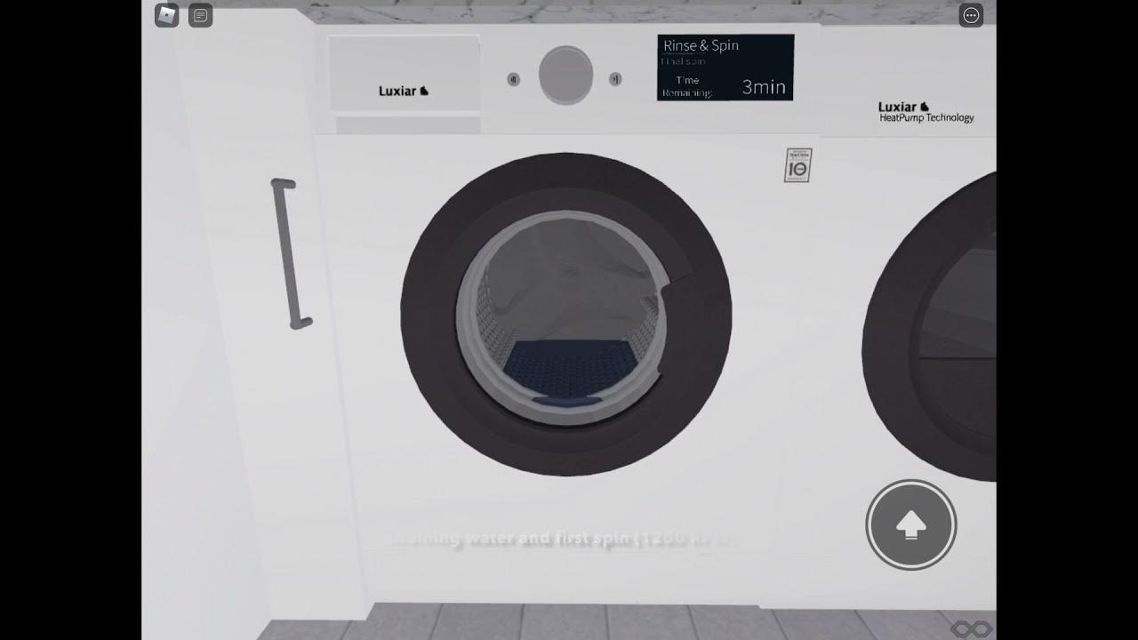 Luxiar Washing Machine Rinse and Spin Cycle YouTube