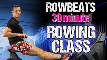 30 Minute Rowing HIIT Workout | Low Impact Calorie Burning Intervals (RowAlong)