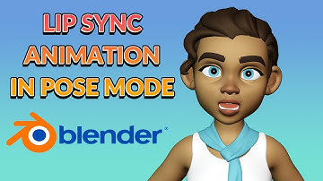 Blender 4.5 Lip Sync-animatie met posemodus