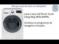 Entenda os programas e funções da sua lava e seca LG Prime Touch 11kg