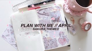 Bullet Journal // Plan With Me // April 2019 // Sakura Theme screenshot 5