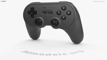 8BitDo Pro 2 Bluetooth Gamepad 3D model by 3DModels.org