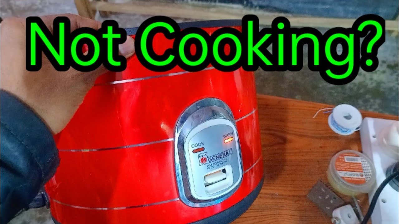 Rice Cooker not Cooking warm light ok cook light off? How to