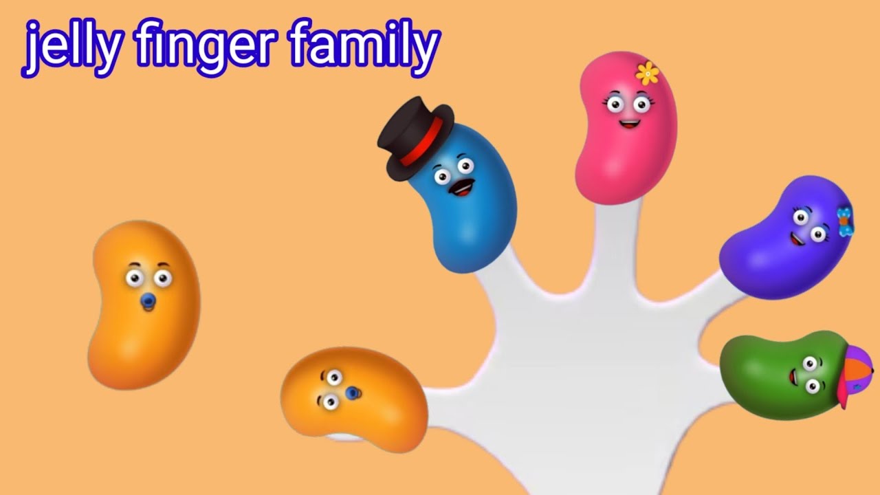 Jelly Finger Family Rhymes & More Collection Jelly Finger Family Song
