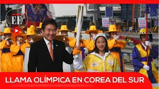 Corea Del Sur Recibe La Llama Olímpica Para Los Jj.oo. De Invierno El Espectador