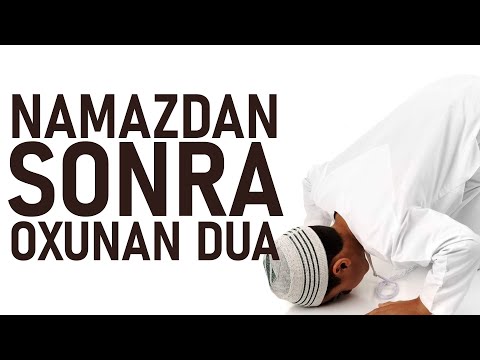 Namazdan sonra oxunan dua