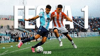 San Martin vs Gimnasia de Jujuy - Primera fecha de la Primera B Nacional