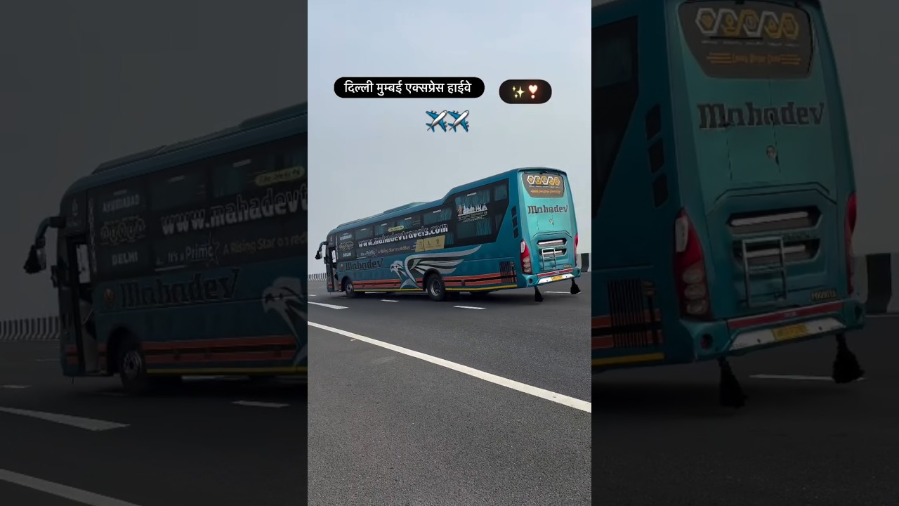 Mahadev Travels Delhi 🔄 Ahmedabad Luxury Bus Service 👏🥳 #automobile #jakhartravels #bus
