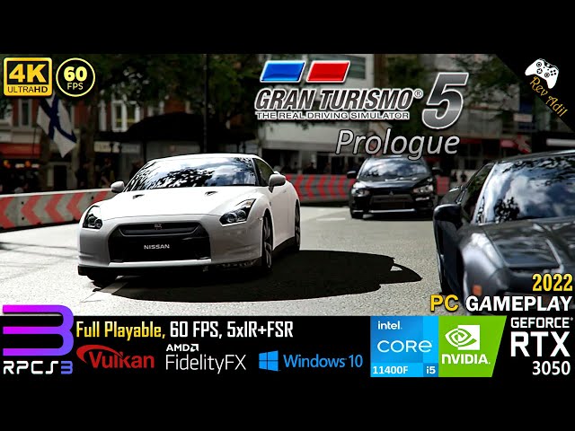 PS3 Gran Turismo 5 Prologue on PC 4k (IR) RPCS3 HD Suzuka 2022