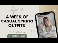 a week of casual spring outfits, day 3 🌷 | everyday style inspo | spring outfit ideas 2022 #SHORTS